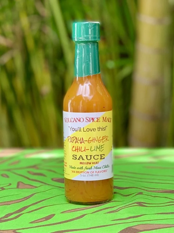 Volcano Spice Papaya Ginger Chili Lime Sauce