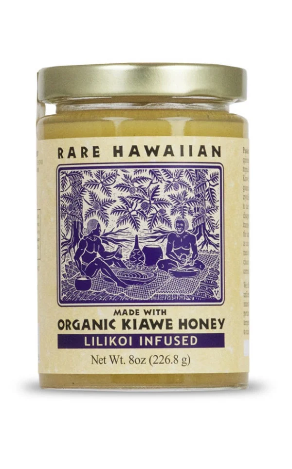 Rare Hawaiian Organic Kiawe Honey Lilikoi Infused