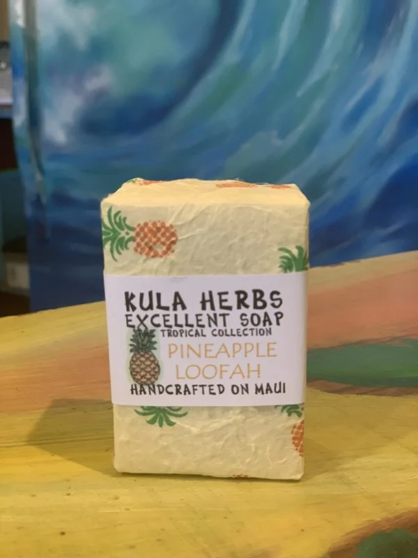 Kula Herbs Pineapple Loofah Soap