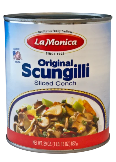 LaMonica Scungilli Sliced Conch, 29 OZ. Can