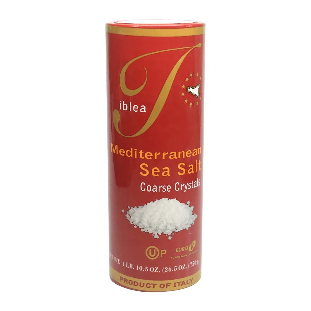 Iblea Mediterranean Sea Salt, Coarse, 26.5 oz Tube