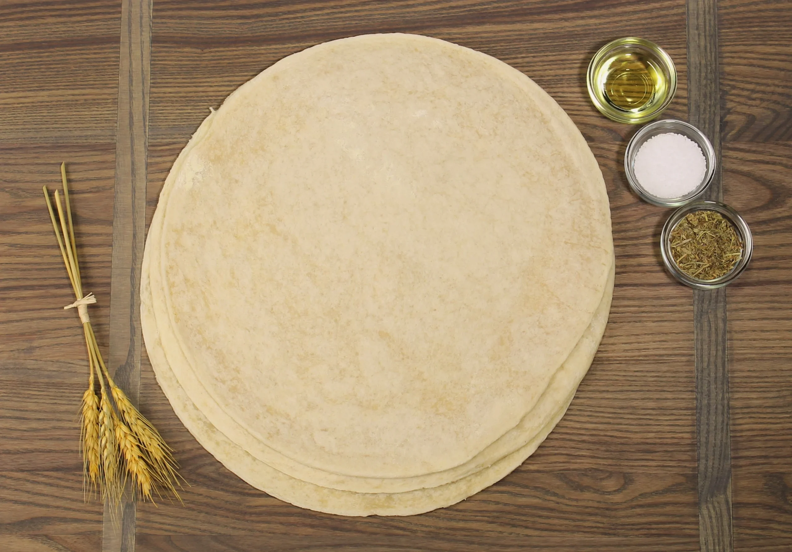 8 Inch Traditional 8 Inch Crust Flat Bread 4 Ounce Size - 25 Per Case.