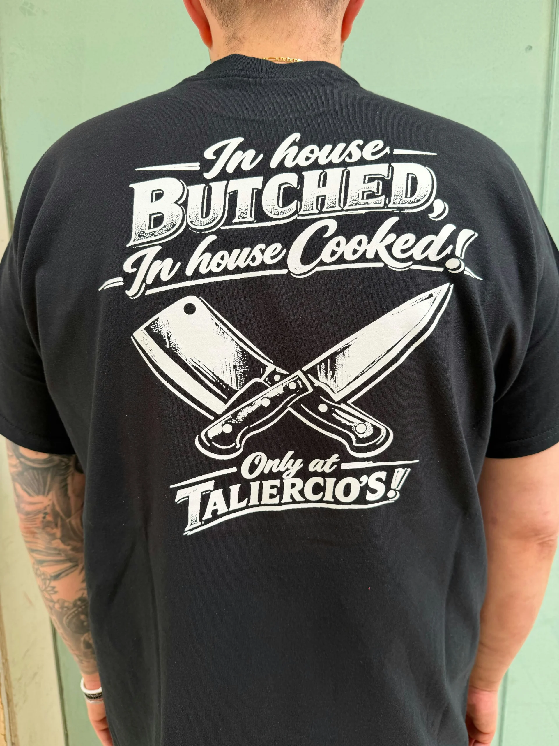 "In House Butchered & Cooked" T-Shirt