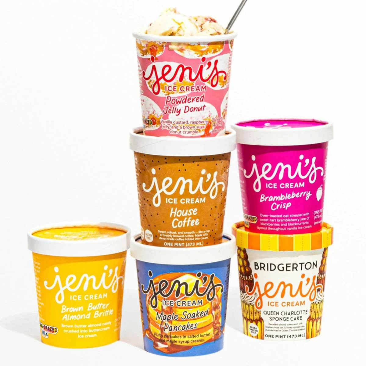 "Breakfast in Bed" Ice Cream Collection - 6 Pints