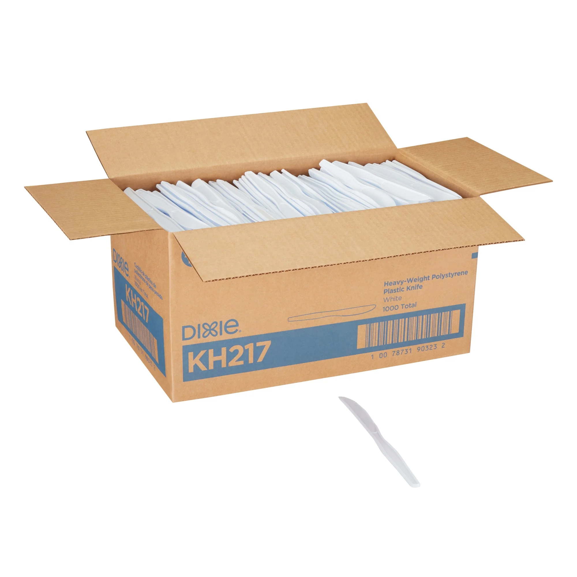 Dixie(R) Heavy-Weight Polystyrene Disposableplastic Knives By Gp Pro (Georgia-Pacific) White 1 00