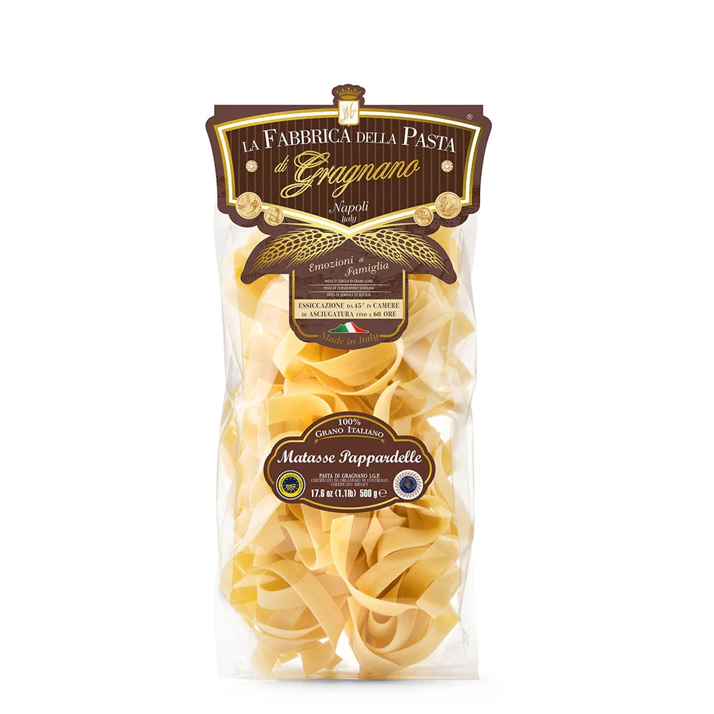 La Fabbrica Della Pasta 'e Matasse Pappardelle, #467, 17.6 oz | 500gr