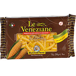 Le Veneziane Gluten Free Rigatoni #70, 12 oz (340g) | Product of Italy