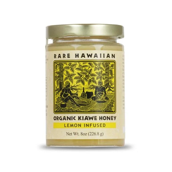 Organic White Kiawe Hawaiian Honey with Lemon