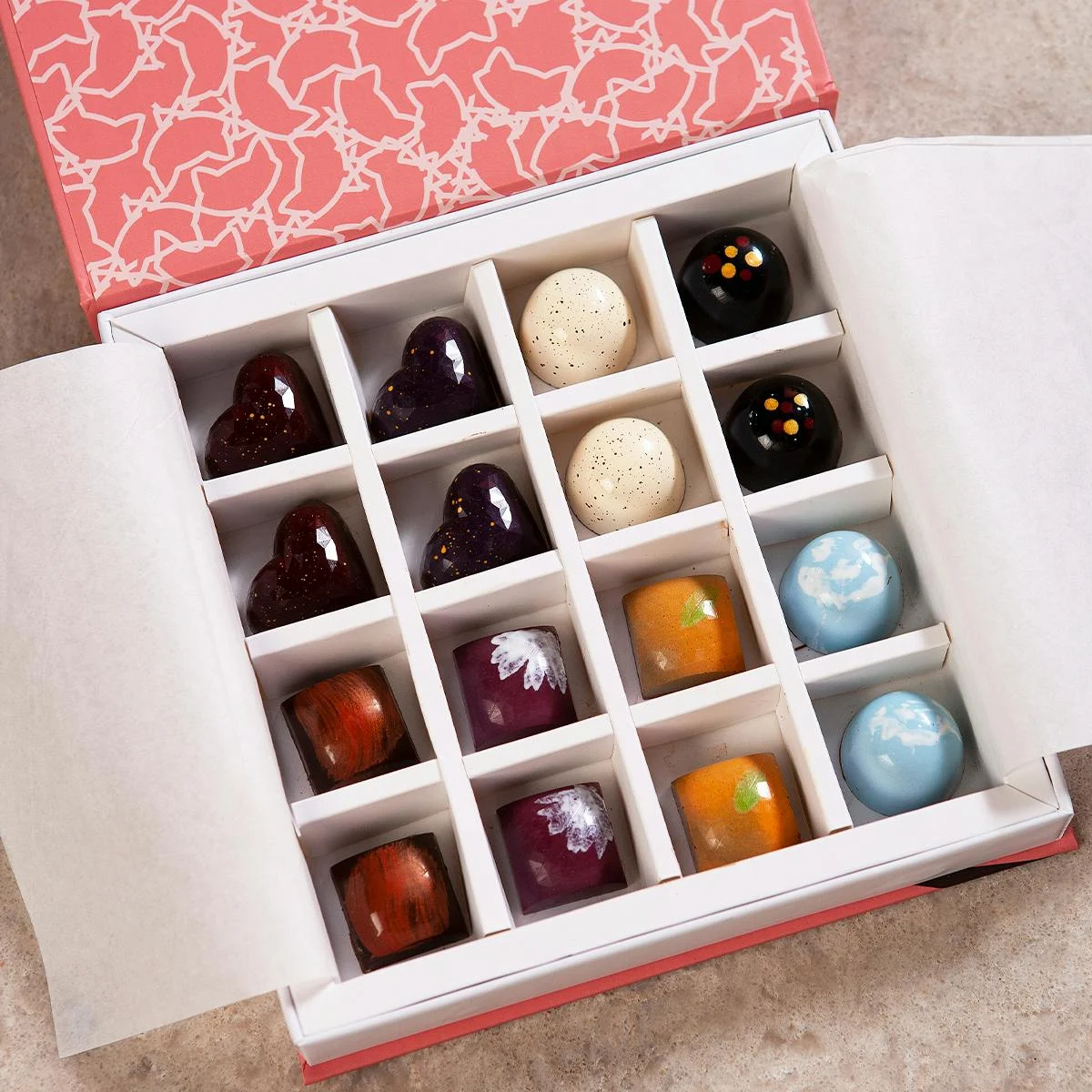 Chocolate Bonbon Gift Box - 16 Pieces
