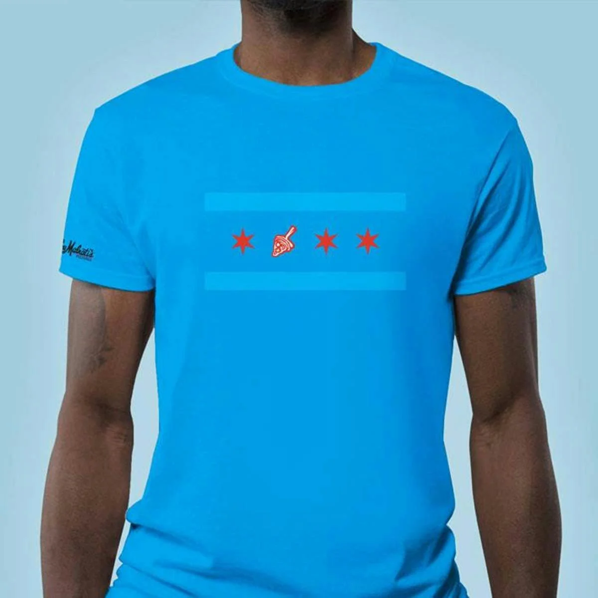 Lou Malnati's Chicago Flag T-Shirt