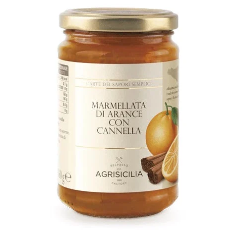 Agrisicilia Sicilian Orange with Cinnamon Marmalade, 12.7 oz | 360g