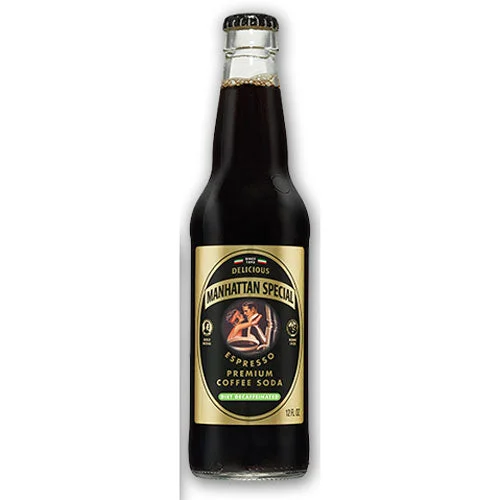 Manhattan Special, Espresso Coffee Soda, DIET/DECAFE, 12 fl oz