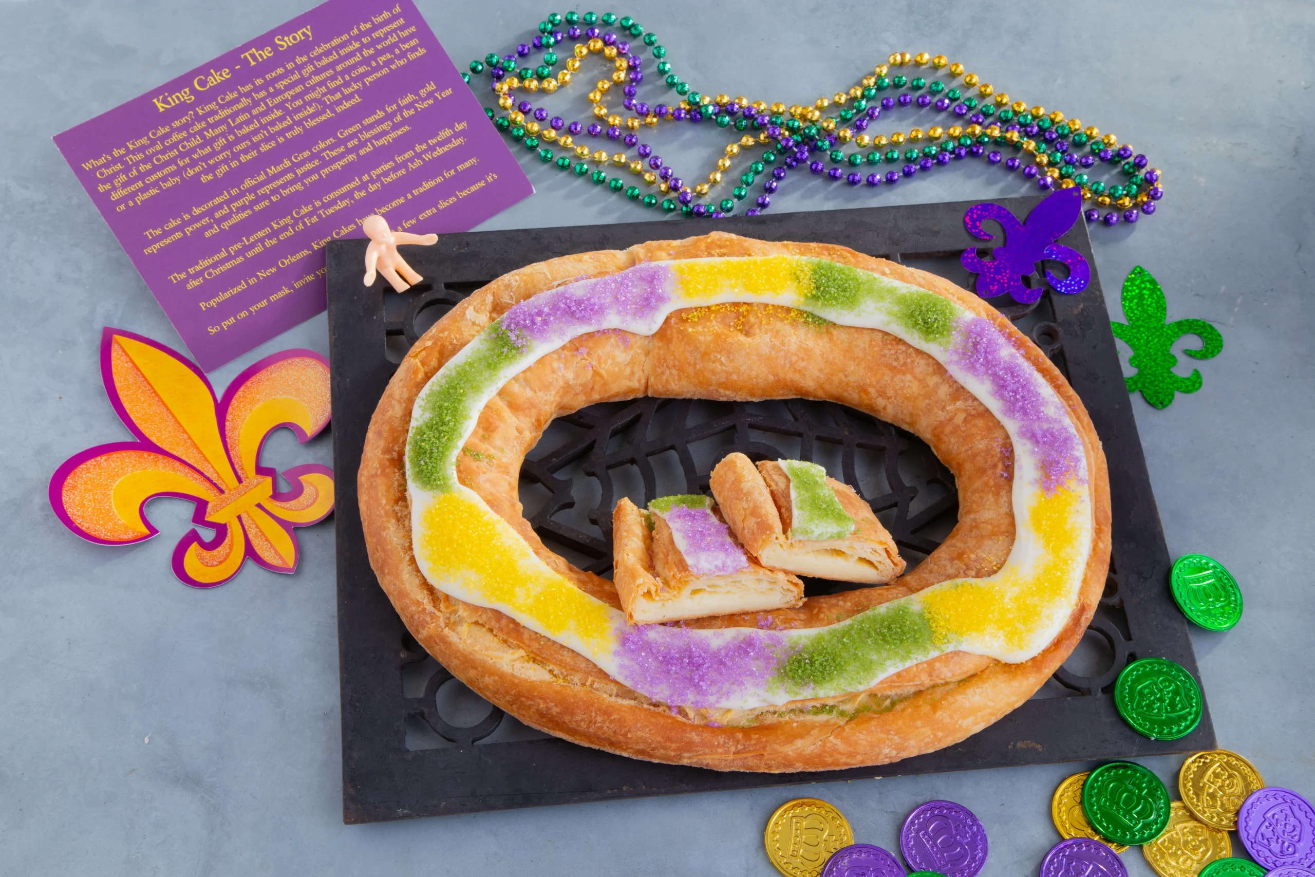 King Cake Kringle - 2 Pack