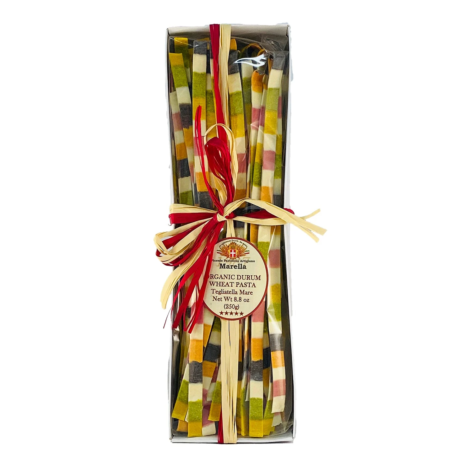 Marella Tagliatelle Mare Organic Pasta from Italy, 8.8 oz