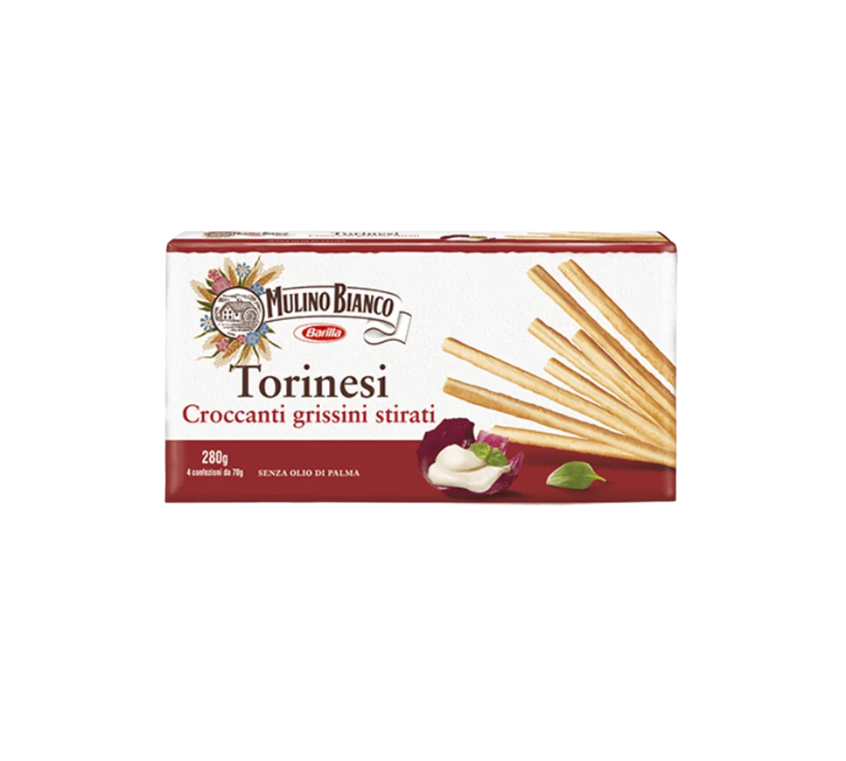 [Best Before Date Nov. 23, 2025] Mulino Bianco Torinesi Breadsticks 280g