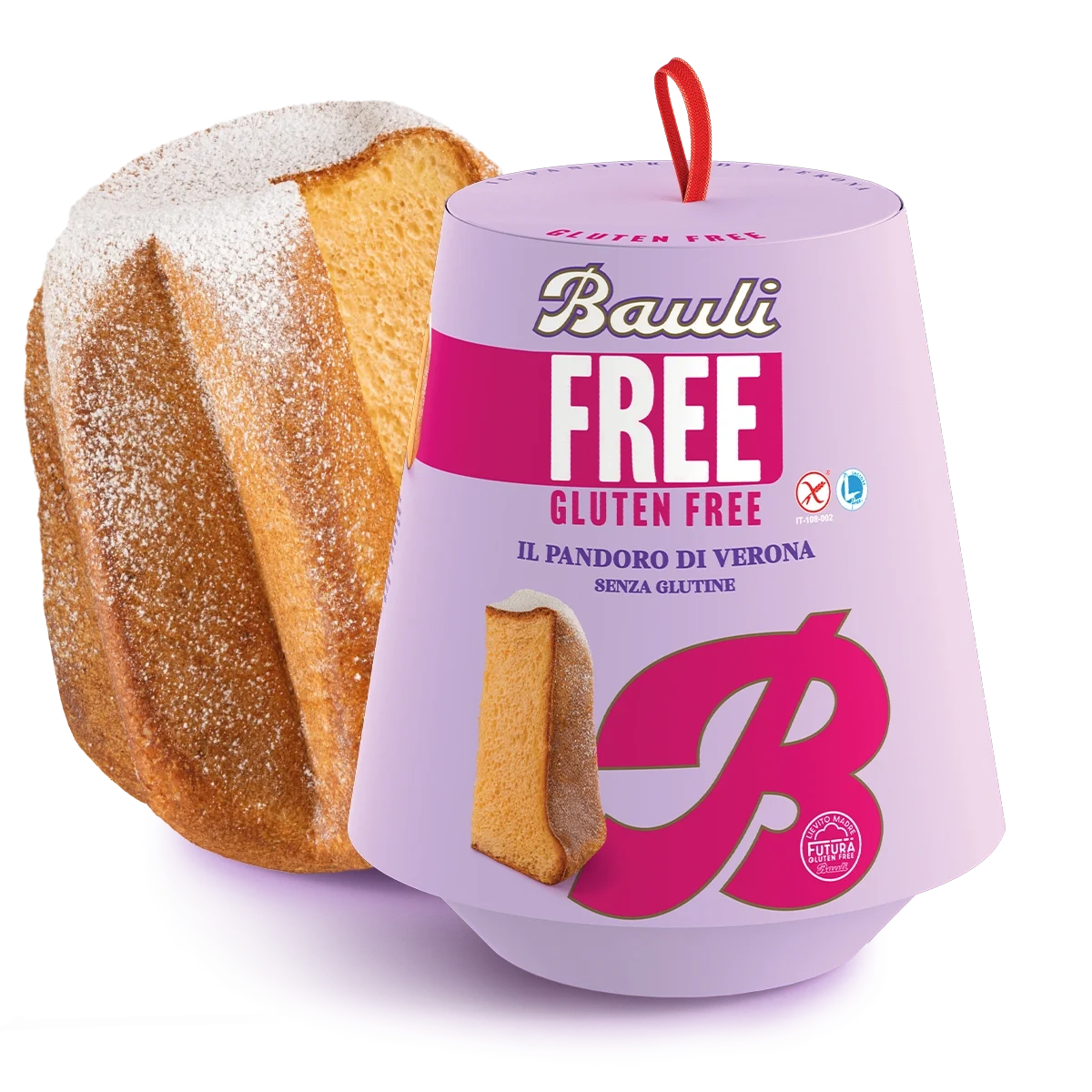 Bauli Gluten Free & Lactose Free Pandoro di Verona, 17.1 oz | 500g
