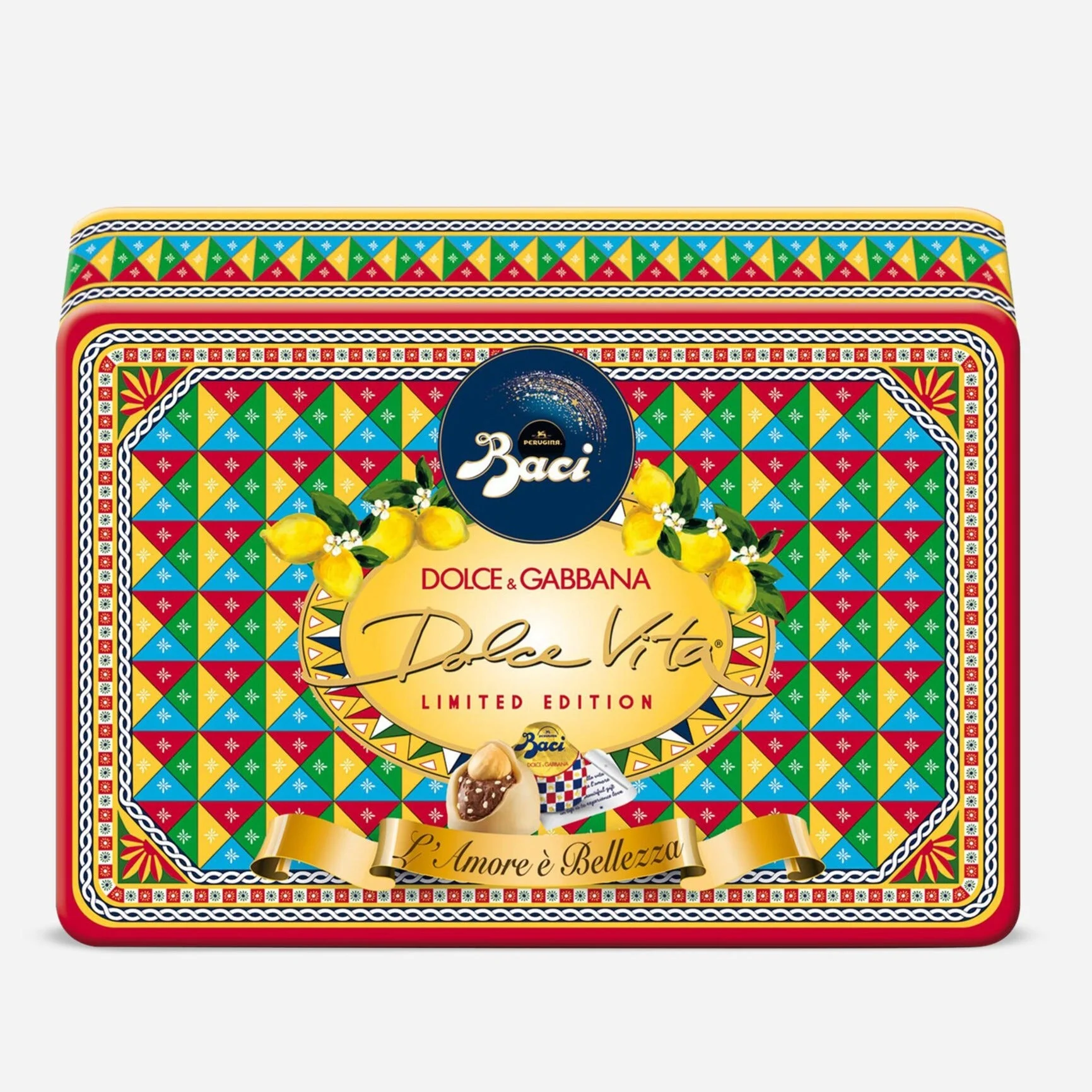 Dolce Gabbana Limited Edition Baci Perugina Dolce Vita Tin, 24 Pieces, 10.60 oz | 300g