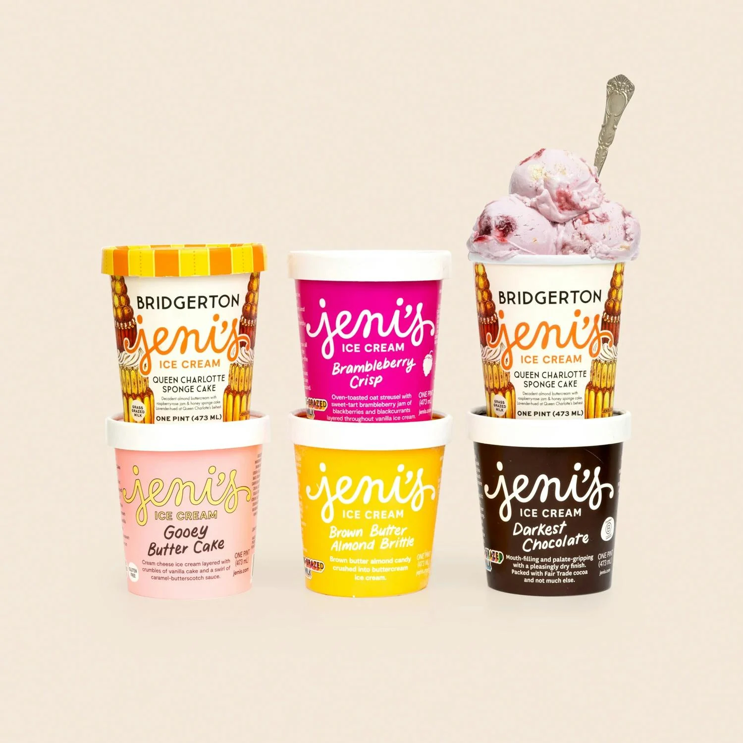 Queen's Diamond Ice Cream Collection - 6 Pints