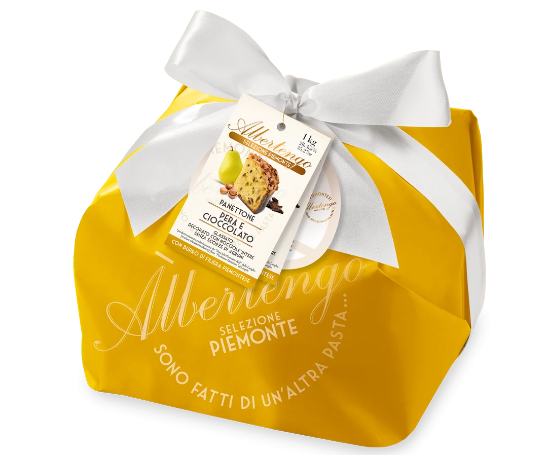 Albertengo Panettone PERA AND CHOCOLATE, 35.2 oz | 1000g