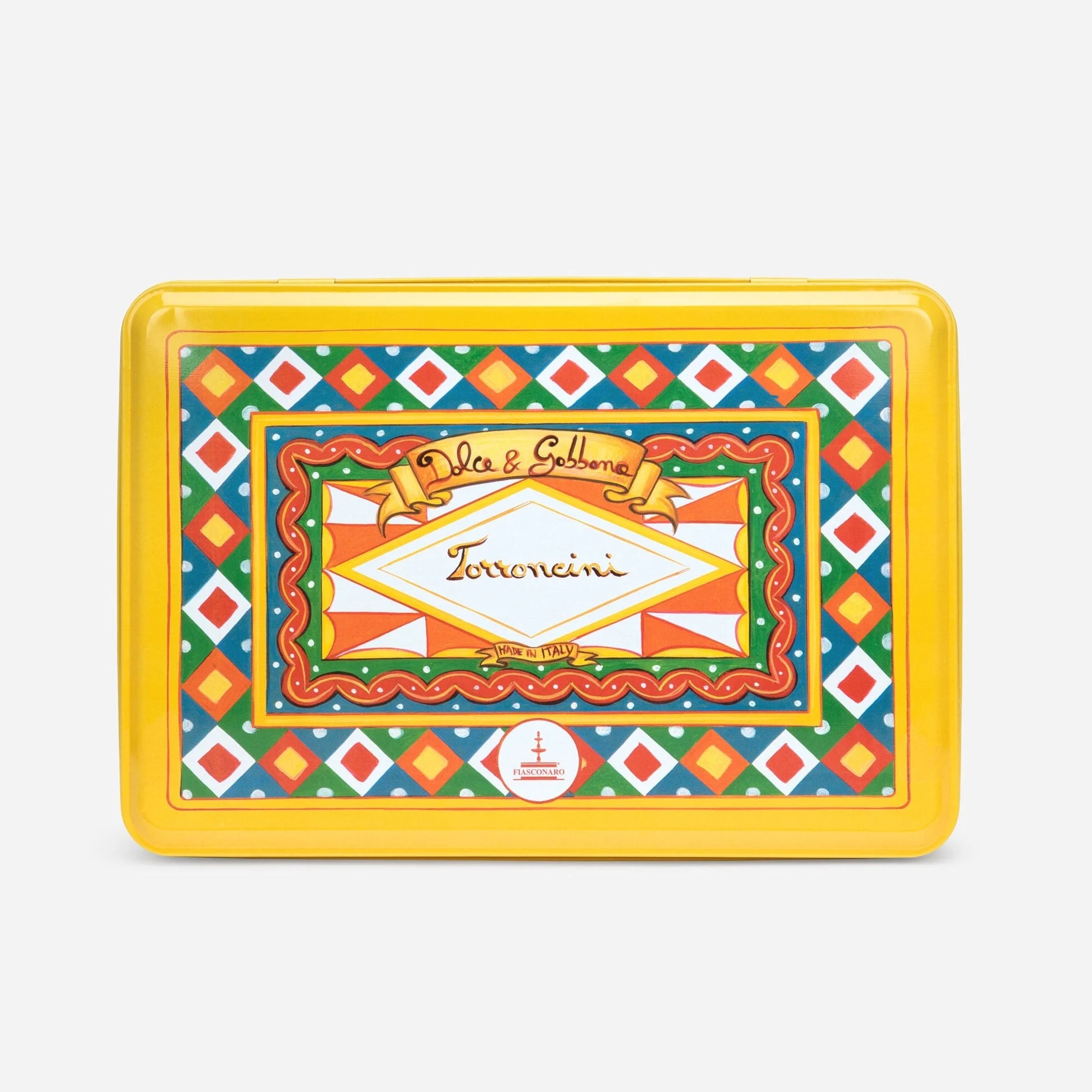 Dolce & Gabbana Fiasconaro Torrone Siciliano Soft Bite Size Torrone Tin, 17.6 oz | 500g
