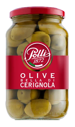 Polli Cerignola Olives, 10.5 oz | 300g