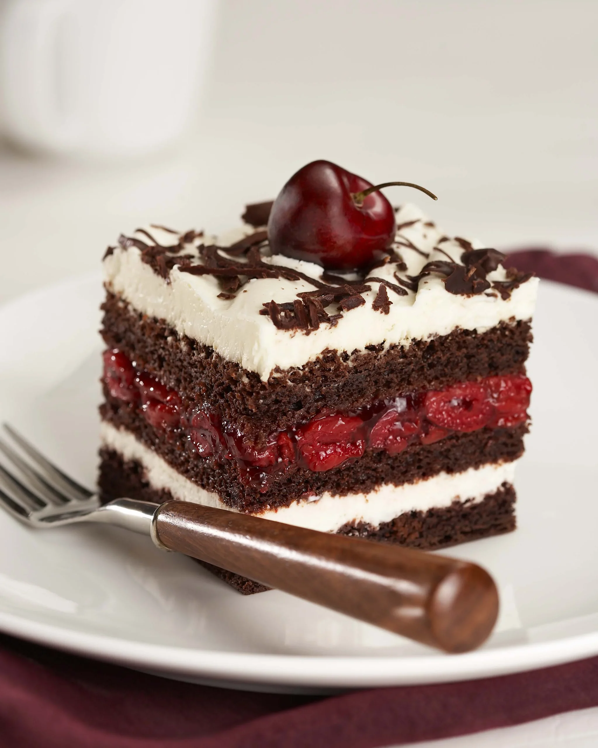 The Original Cakerie Layer (2 Inch x6 Inch ) Black Forest Cake Uncut 176 Ounce Size - 2 Per Case.