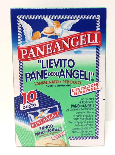 Paneangeli Lievito "Pane Degli Angeli", (Instant Italian Yeast for Sweets), 1 Box, 10 Packs