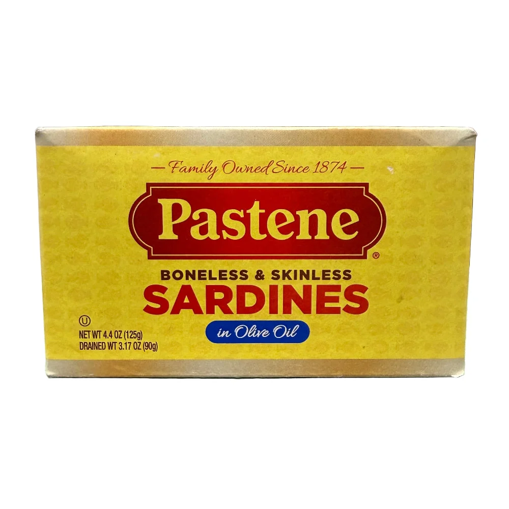 Pastene Boneless and Skinless Sardines - 4 3/8 oz