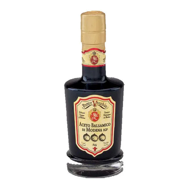 Ponte Vecchio Aceto Balsamico di Modena IGP, Serie 3 Botti, 8.45 fl oz | 250ml