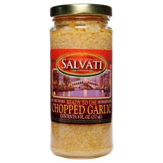 Salvati Chopped Garlic, 8 FL OZ