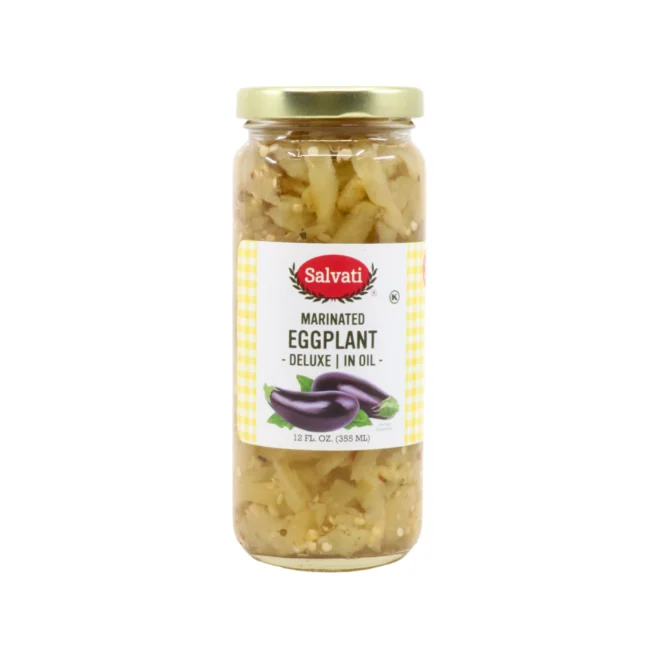 Salvati Deluxe Marinated Strips of Eggplant in oil, 12 FL OZ