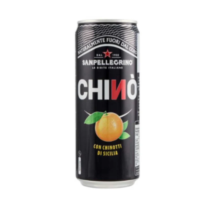 San Pellegrino Chinotti Carbonated Citrus Drink 330ml Can