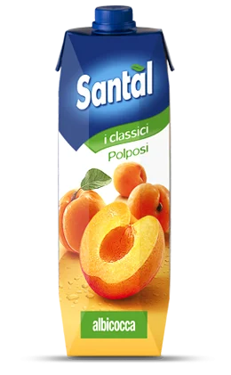 Santal Apricot Juice, Albicocca, 1 LT | 1000 ml