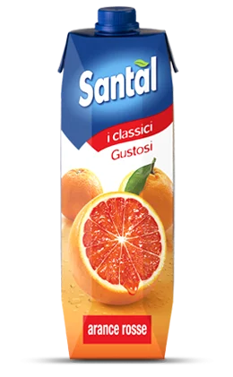 Santal Blood Orange Juice, Arance Rosse, 1 Liter - 1000 ml
