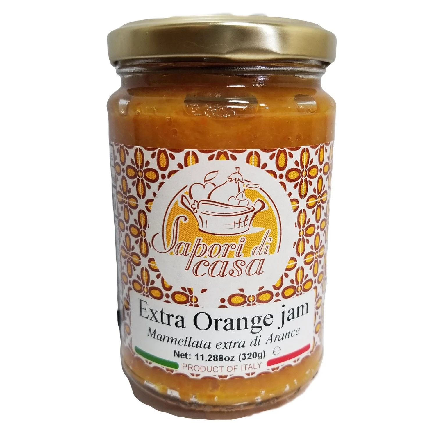 Sapori di Casa Extra Orange Jam, 11.28 oz | 320g