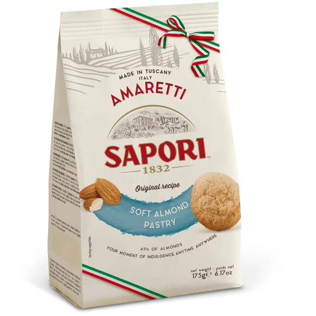 Sapori Soft Almond Pastry Amaretti, 6.17 oz | 175g