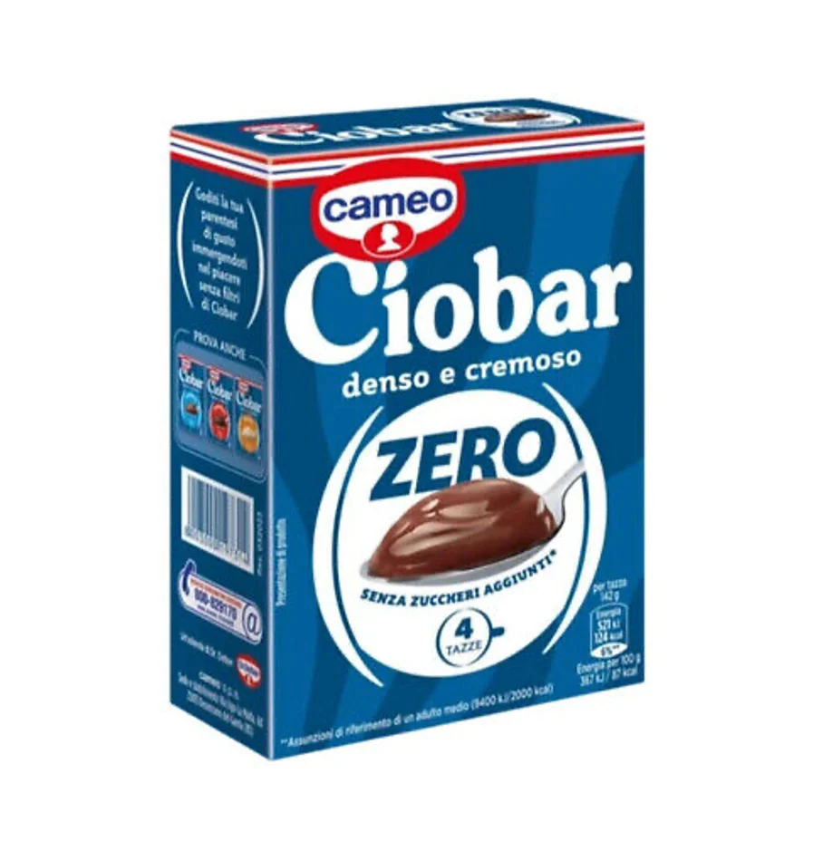 Cameo Ciobar Zero Chocolate Drink Mix 19g 4bags