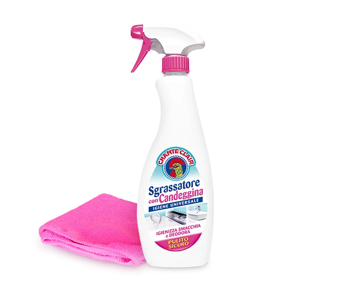 Chanteclair Degreaser with Bleach, Sgrassatore Con Candeggina, 625 ml