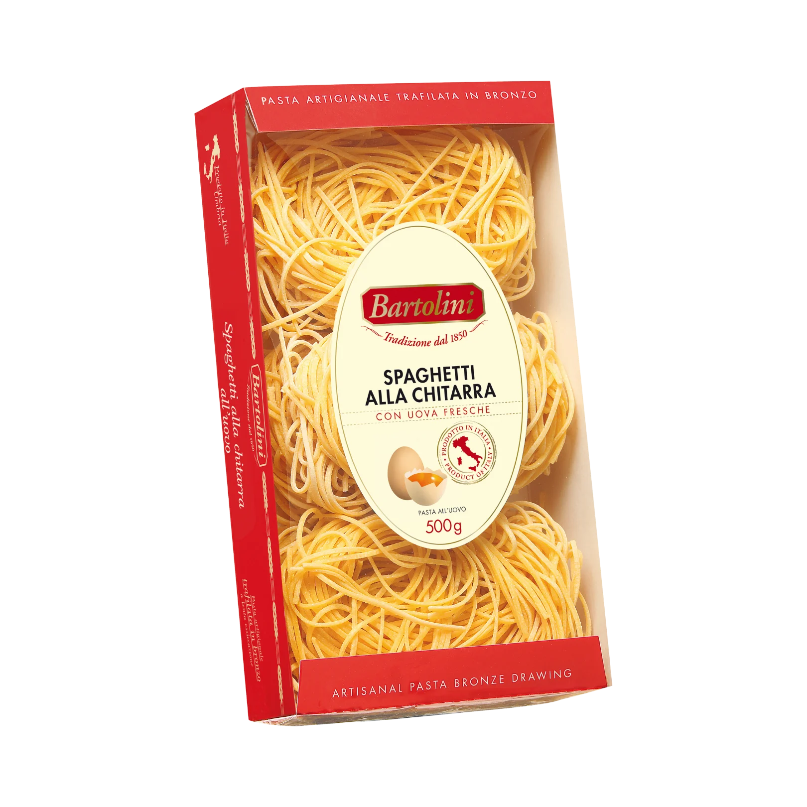 Bartolini Spaghetti Alla Chitarra Egg Pasta, 17.6 oz | 500g