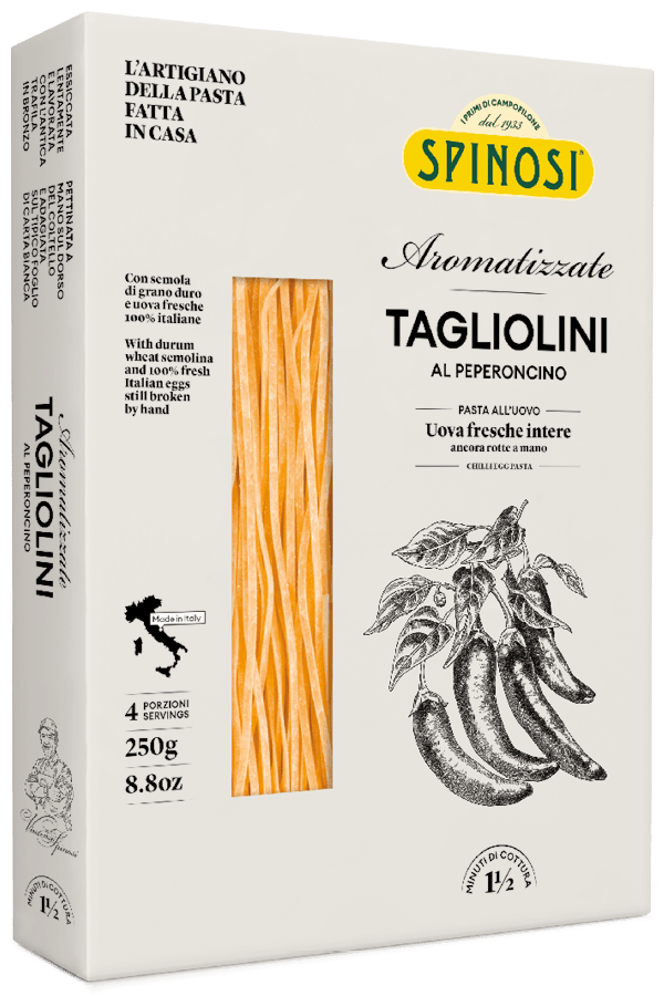 Spinosi Egg Tagliolini W/ Chili Pepper Pasta, 8.8 oz | 250g