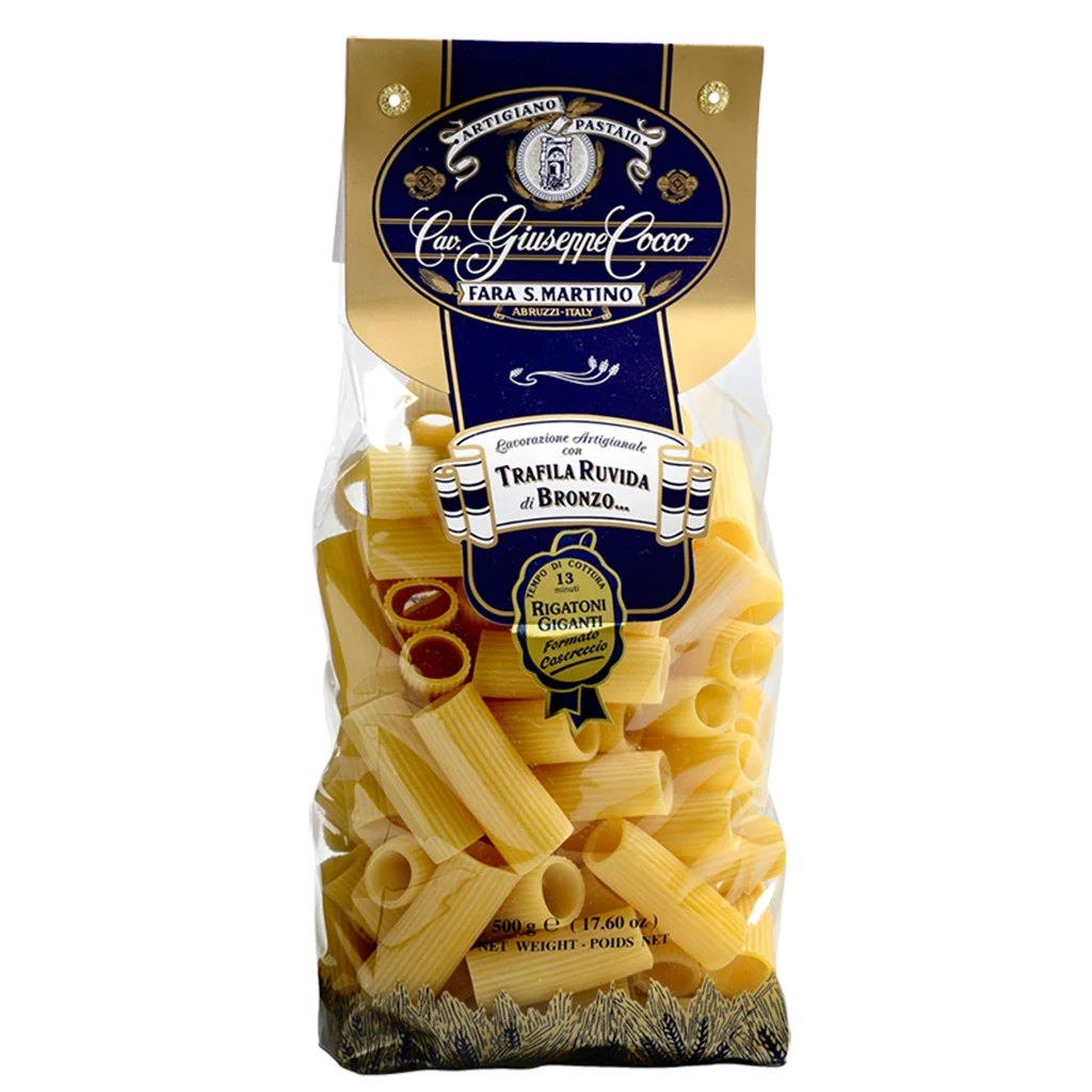 Giuseppe Cocco Rigatoni Giganti, #A86, 17.6 oz | 500g