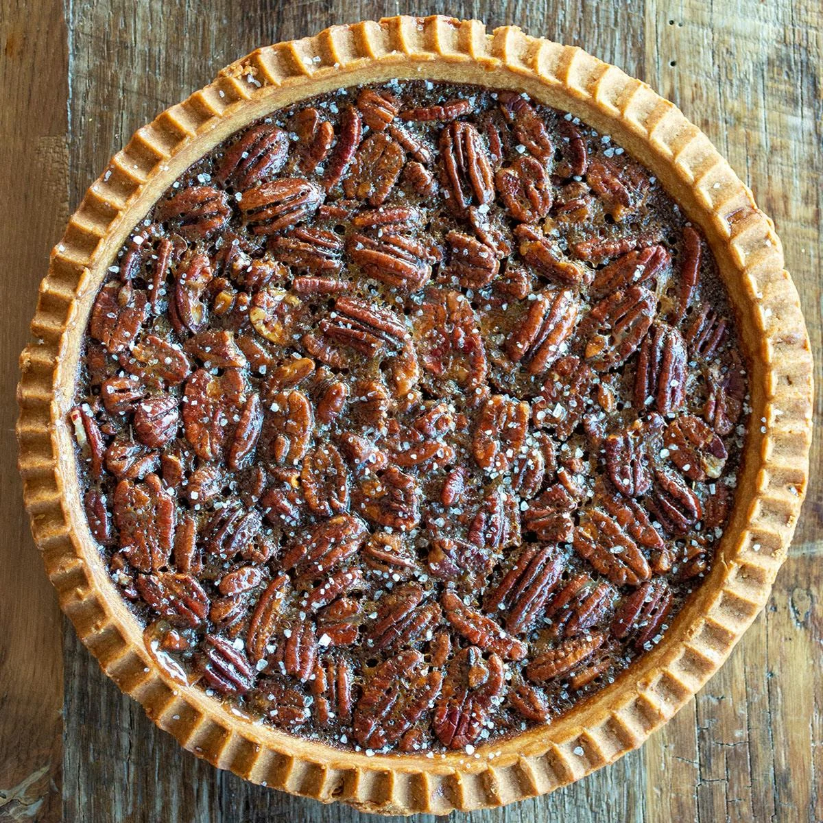 Salted Caramel Pecan Pie