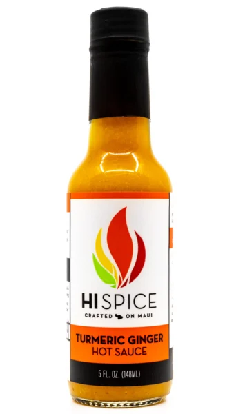 HI Spice Turmeric Ginger Hot Sauce Medium Heat