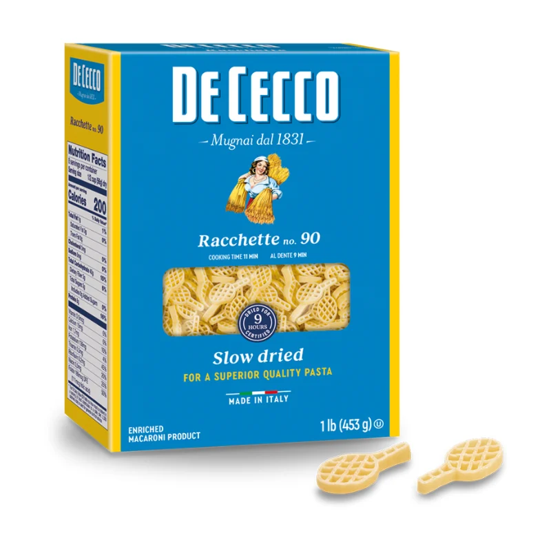 De Cecco #90 Racchette Pasta, 1 Lb