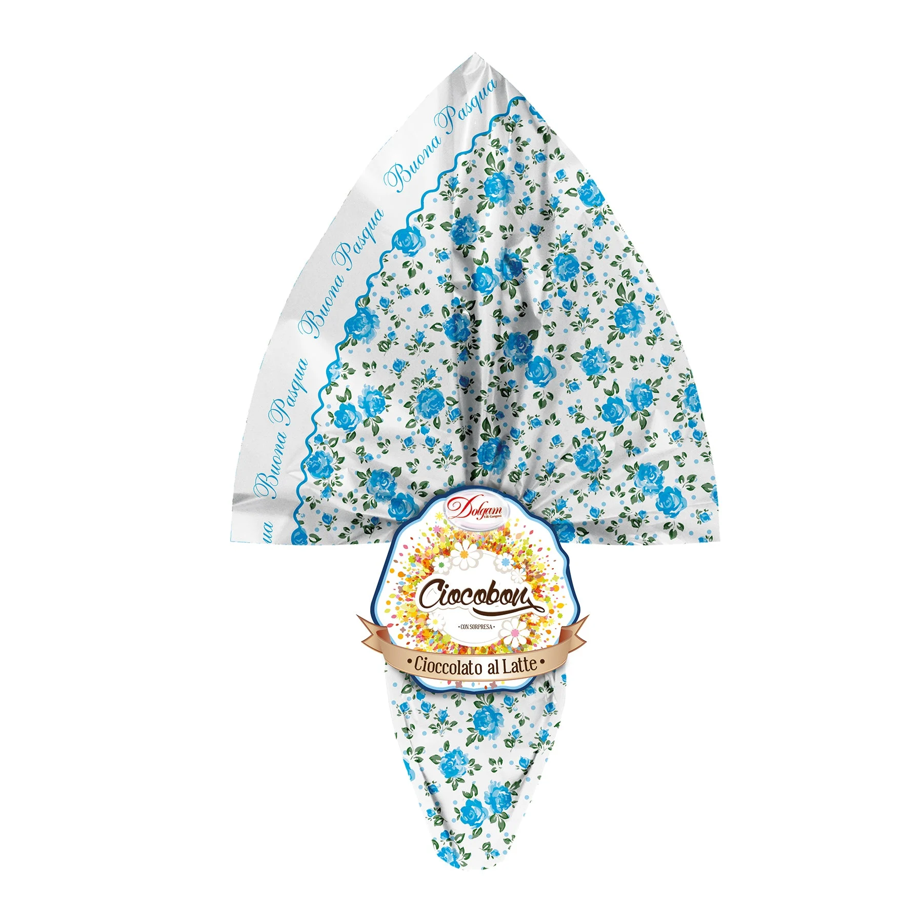Dolgam Milk Chocolate Egg, Made in Italy, R220L, 7.75 oz | 220g