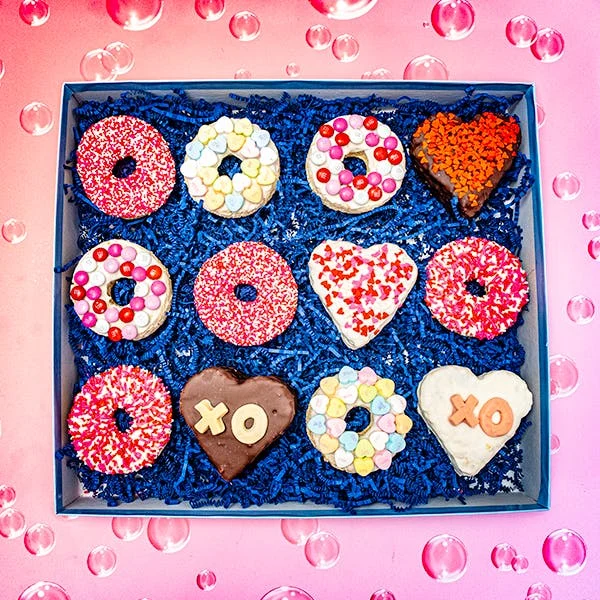 Deluxe Valentine's Day Krispie Donuts - 12 Pack