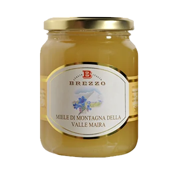 Brezzo Alpine Flowers Honey, 100% Pure Italian Honey, 12 oz | 350g