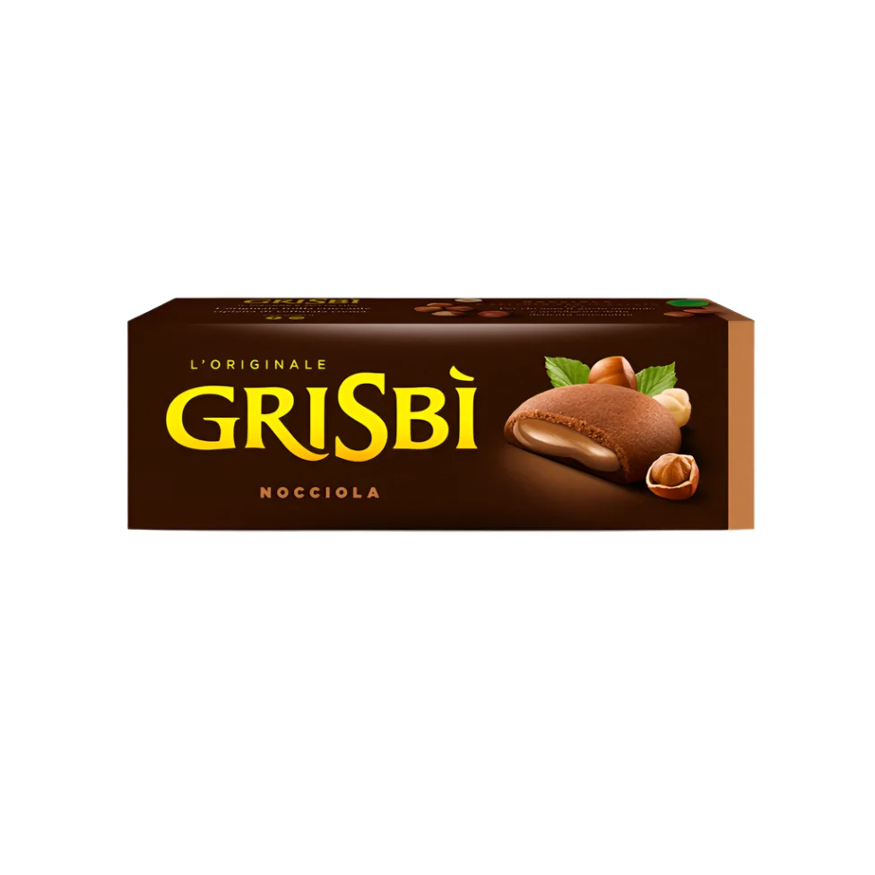 Grisbi Hazelnut Cream Filled Biscuits 135g