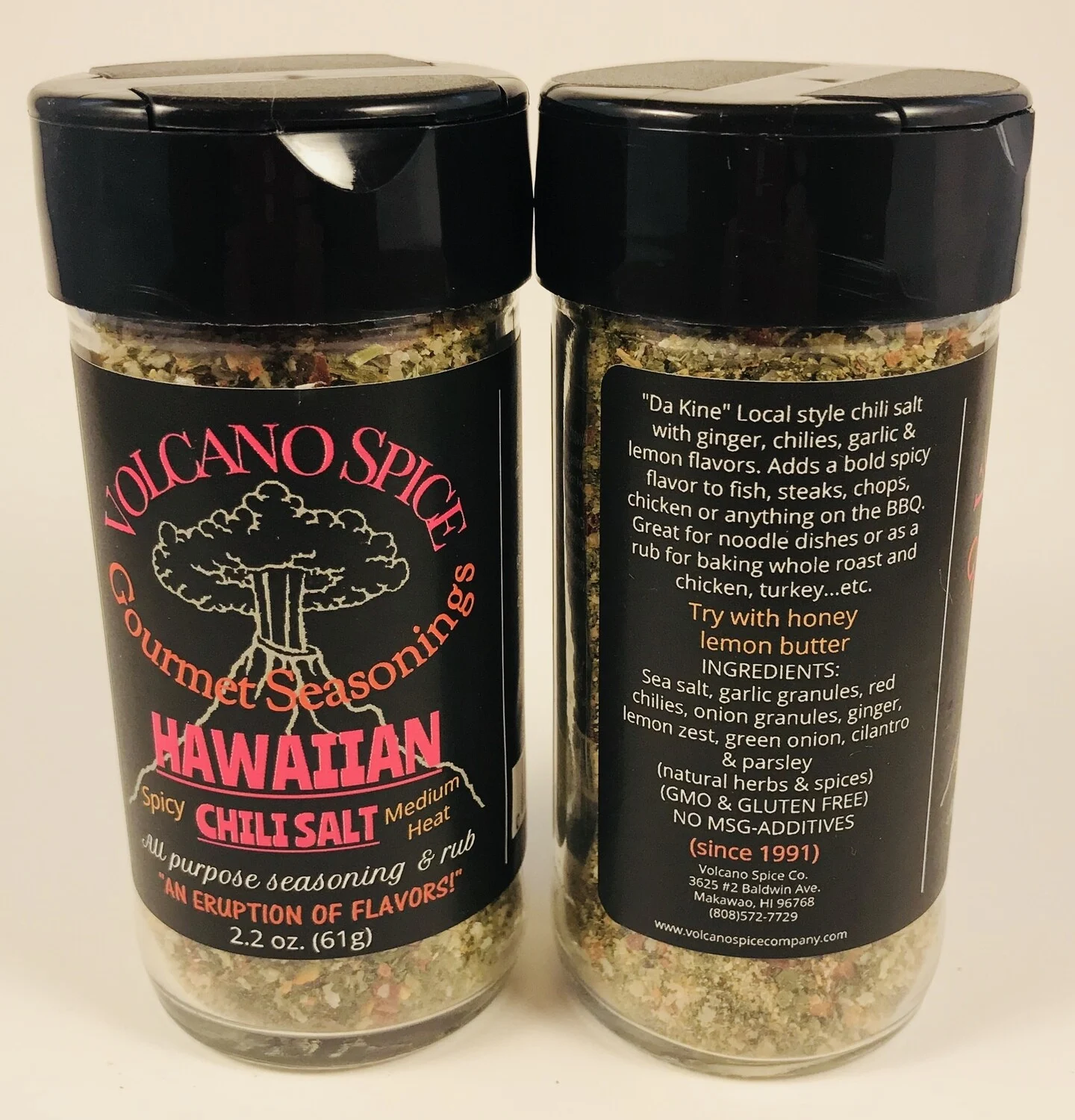Volcano Spice Company – Hawaiian Chili Salt – Medium Hot