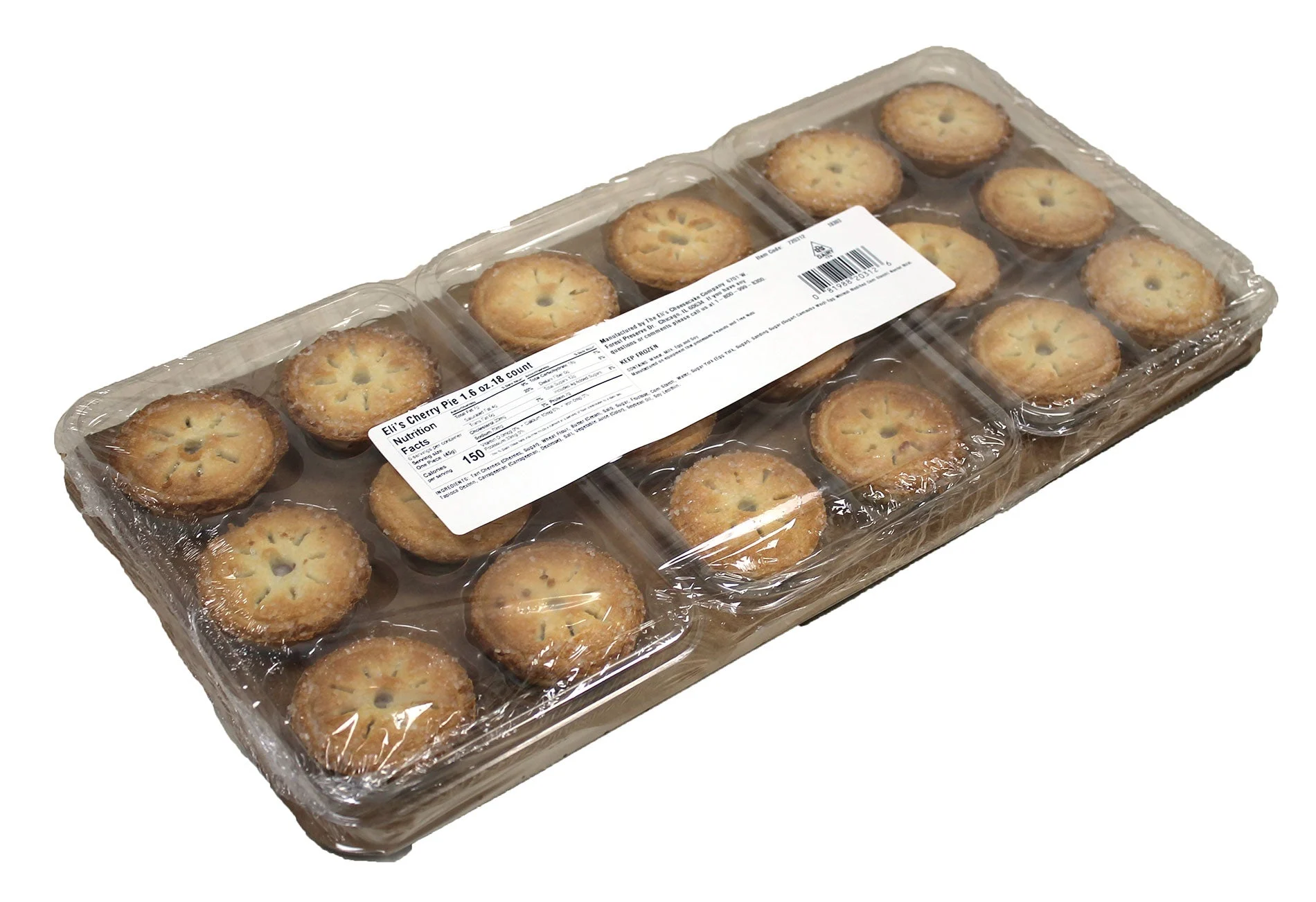 Eli's Cheesecake Mini Cherry Pie, 1.5 Ounce, 72 Per Case